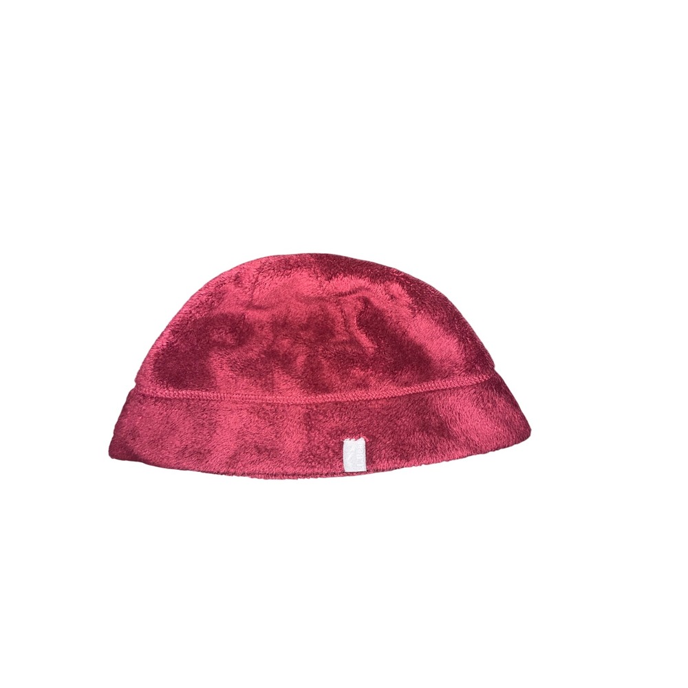 L.L.Bean Fleece Bucket Hat Burgundy Maroon Mens Womens Medium Winter